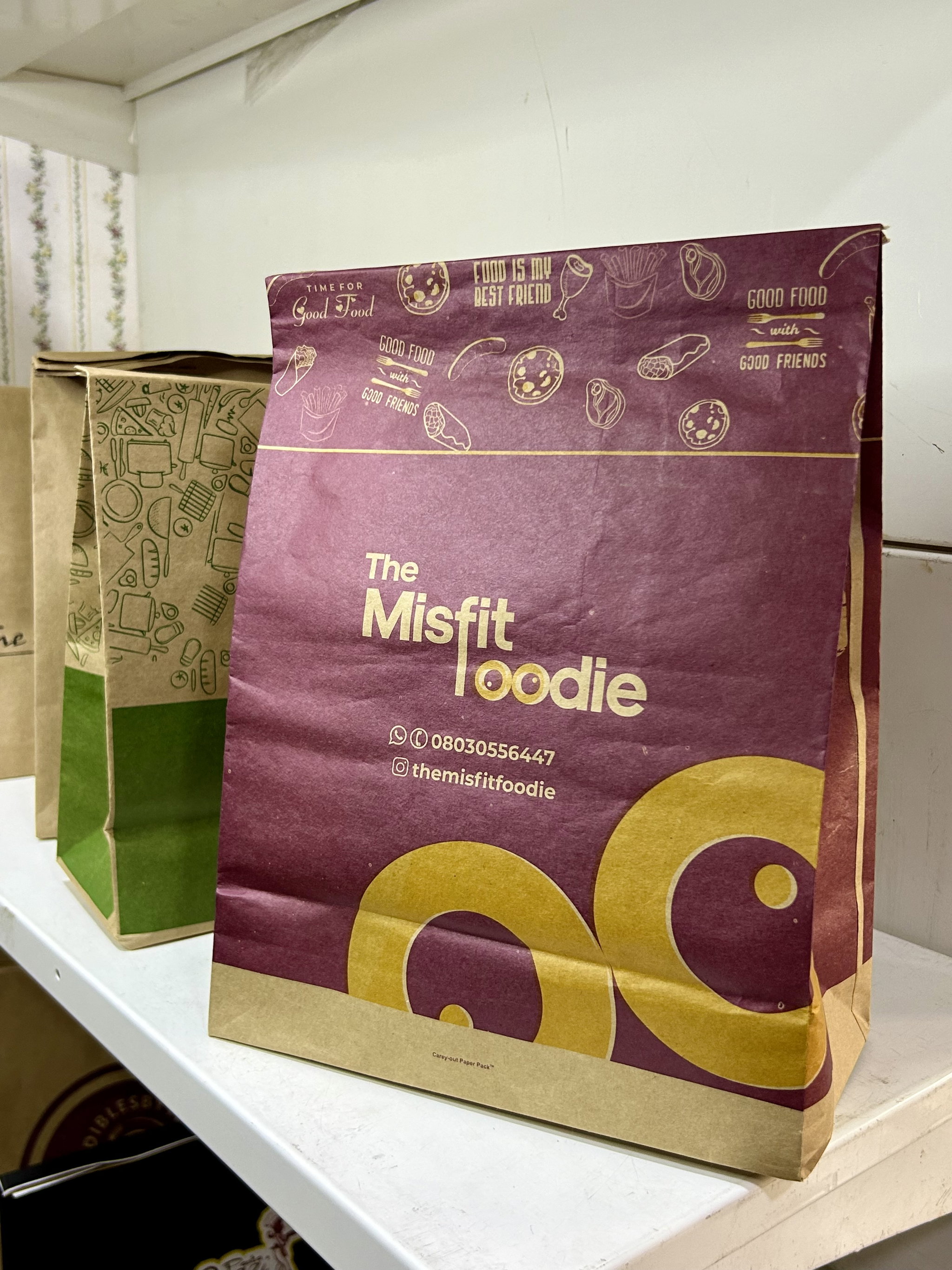 BRANDED KRAFT DELIVERY TAKEOUT BAGS - BROWN - 10.5’’ x 9’’ x 6’’ / MINIMUM ORDER QUANTITY OF 500 PIECES_20
