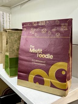 BRANDED KRAFT DELIVERY TAKEOUT BAGS - BROWN - 10.5’’ x 9’’ x 6’’ / MINIMUM ORDER QUANTITY OF 500 PIECES