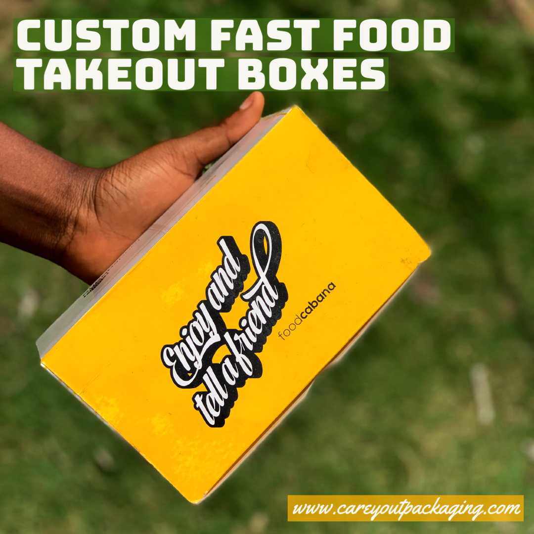 BRANDED TAKEOUT BOXES - 7” x 4” x 3” / MINIMUM ORDER QUANTITY OF 500 PIECES