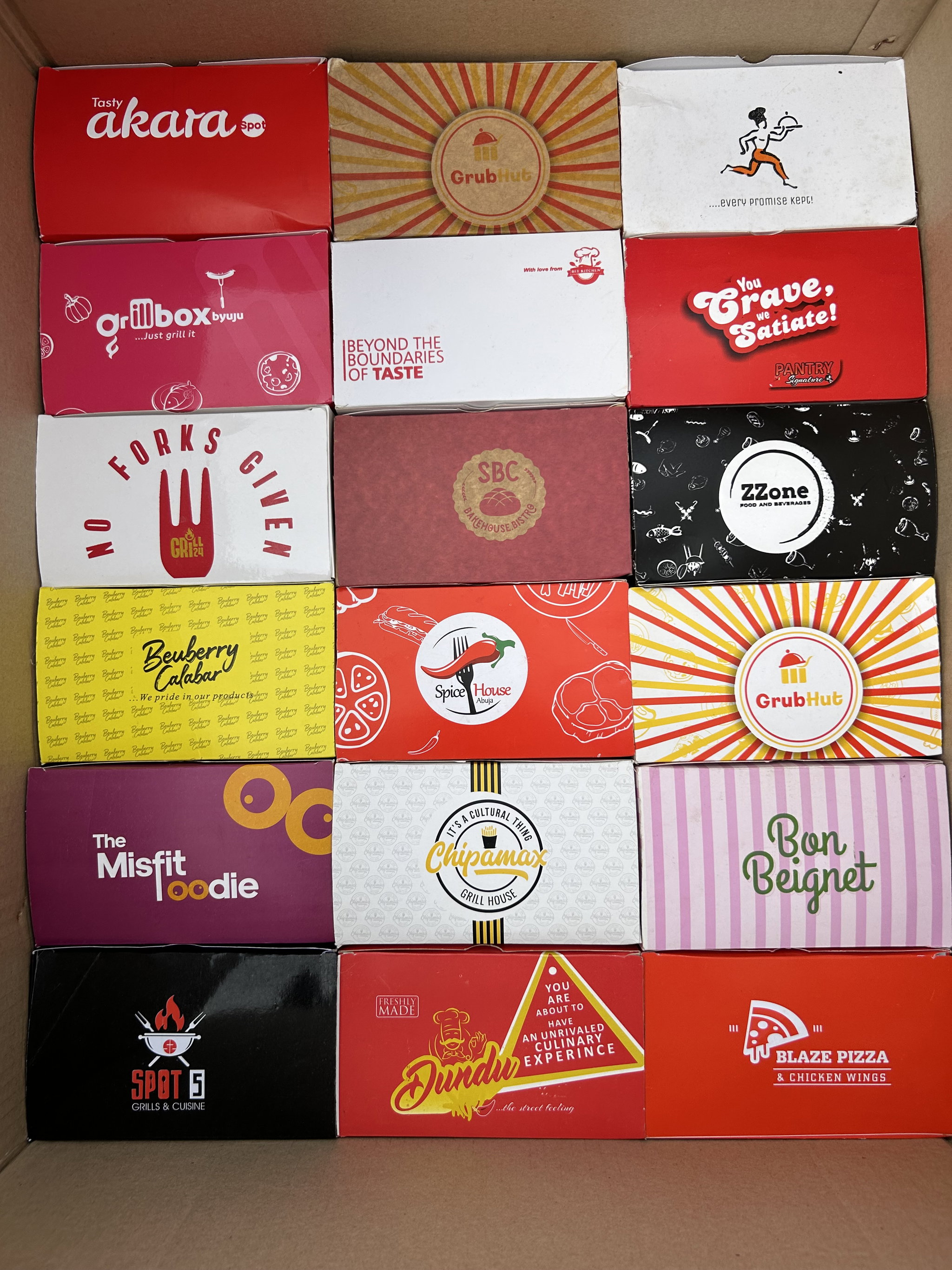 BRANDED TAKEOUT BOXES - 6” x 3” x 3” / MINIMUM ORDER QUANTITY OF 500 PIECES _4