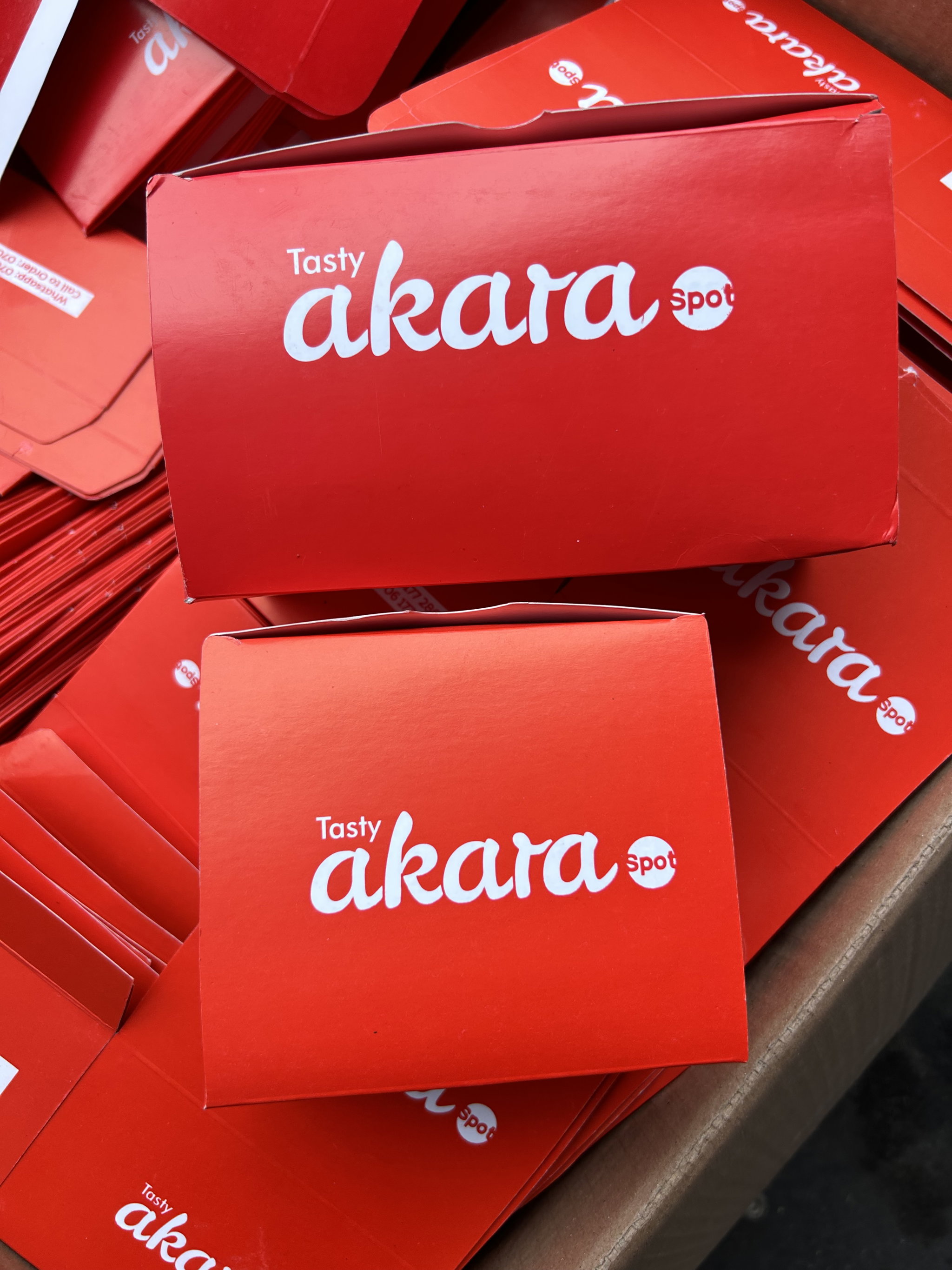 BRANDED TAKEOUT BOXES - 6” x 3” x 3” / MINIMUM ORDER QUANTITY OF 500 PIECES _6