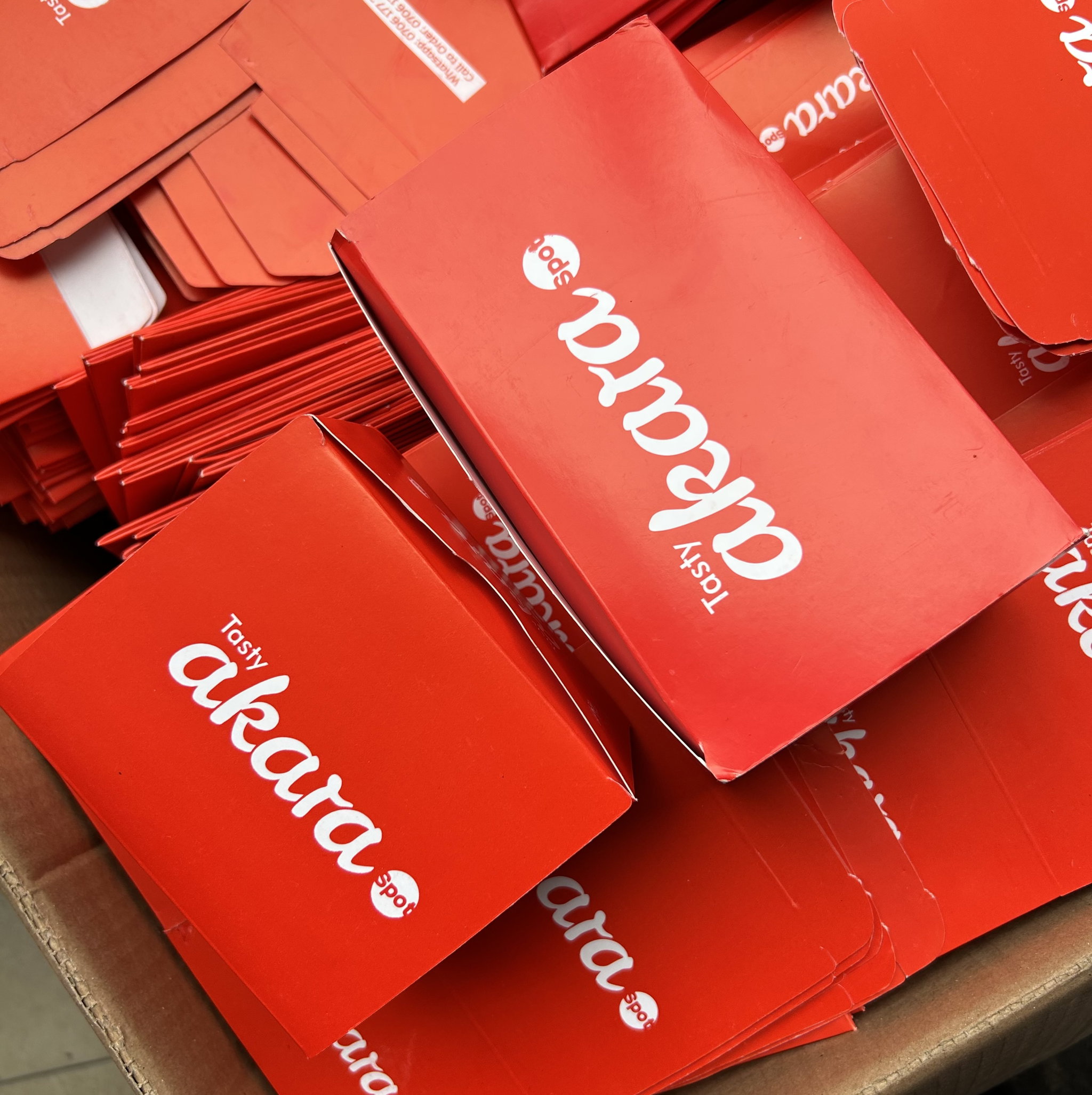 BRANDED TAKEOUT BOXES - 6” x 3” x 3” / MINIMUM ORDER QUANTITY OF 500 PIECES _5