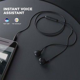 BoAt Bassheads 104 - Black - Wired Earphone