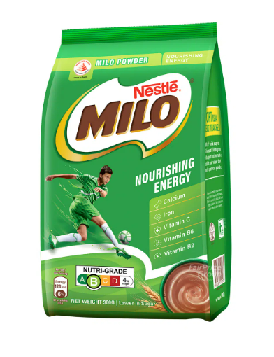 Milo Chocolate Malt Drink Powder with Milk - Regular ( 900g )_0