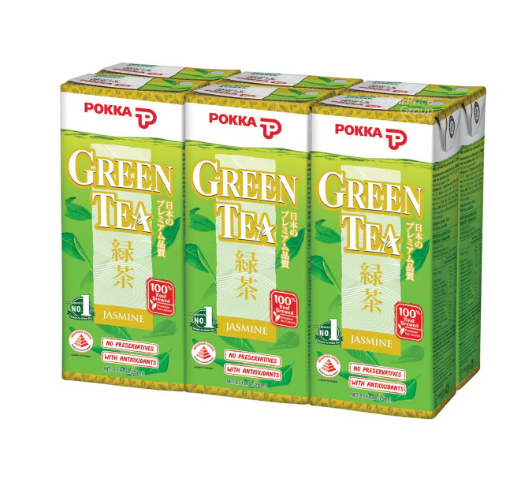 Pokka Packet Drink - Jasmine Green Tea ( 6 x 250ml )_0