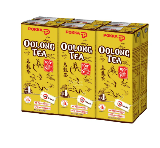 Pokka Packet Drink - Oolong Tea (No Sugar Added) ( 6 x 250ml )_0