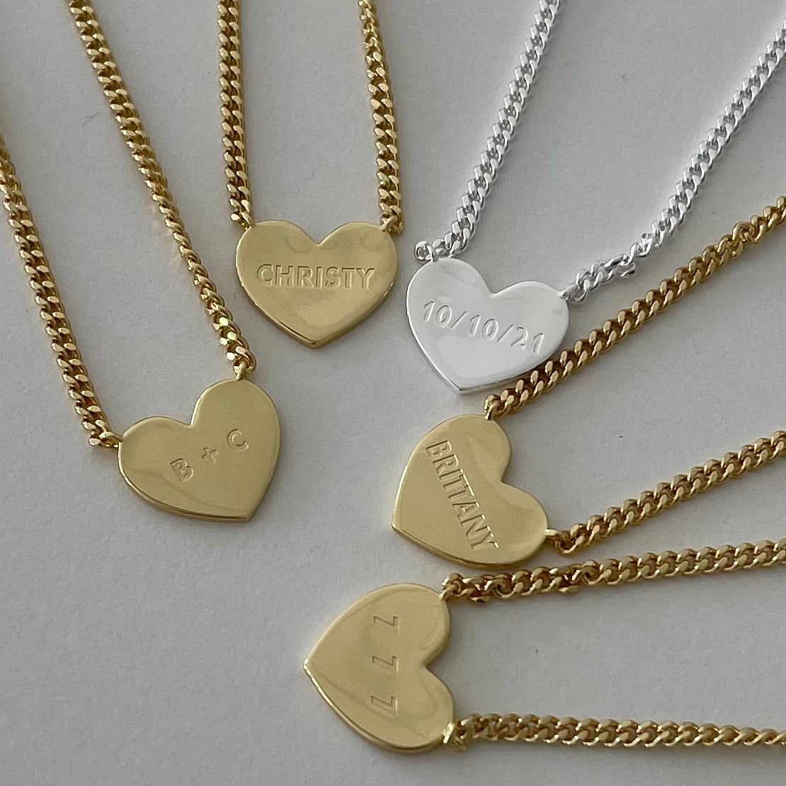 Custom/ Personalized Heart Necklace_0