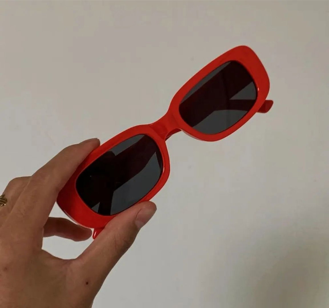 Red retro Sunglasses _0