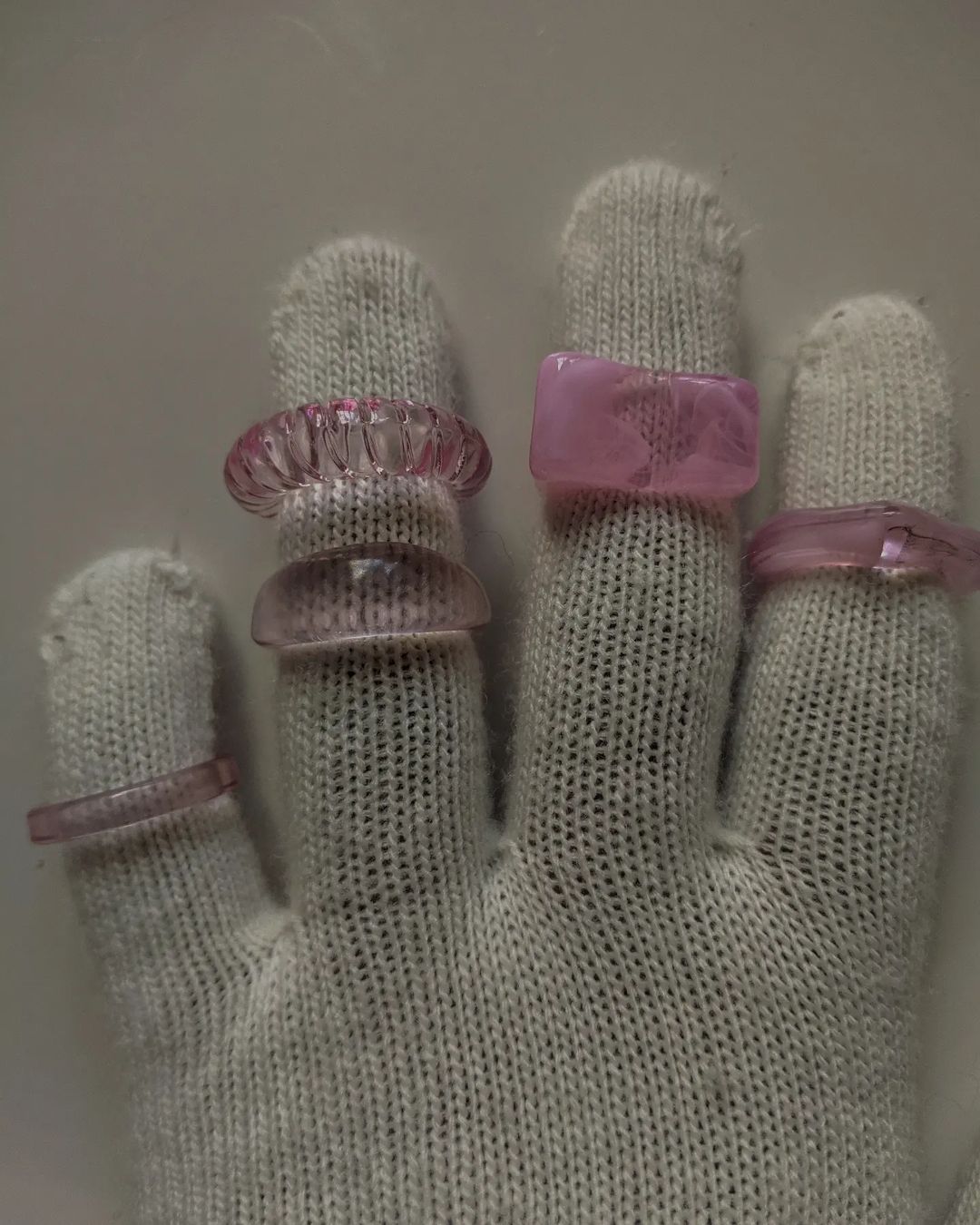  retro aesthetic resin rings handmade_6