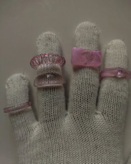  retro aesthetic resin rings handmade