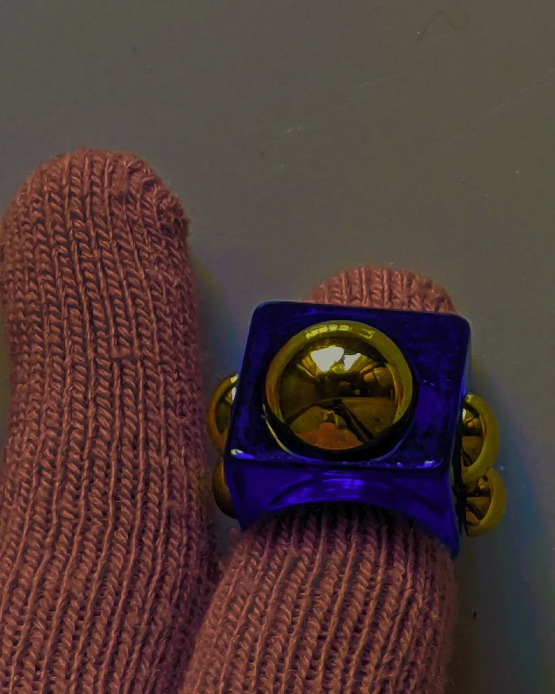  retro aesthetic resin rings handmade_0