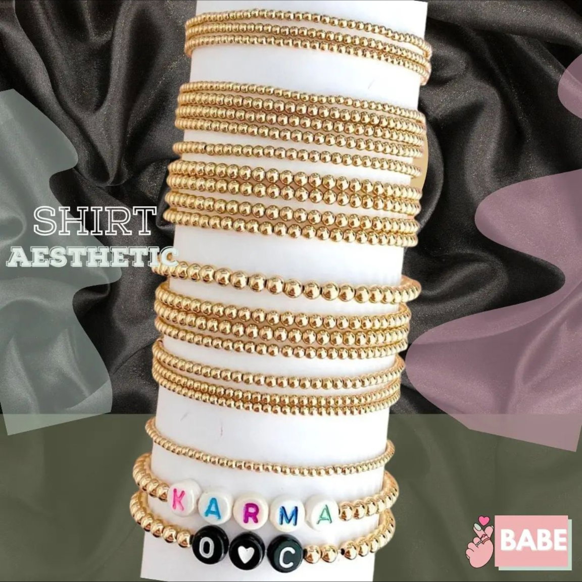 Gold beads bracelets _0