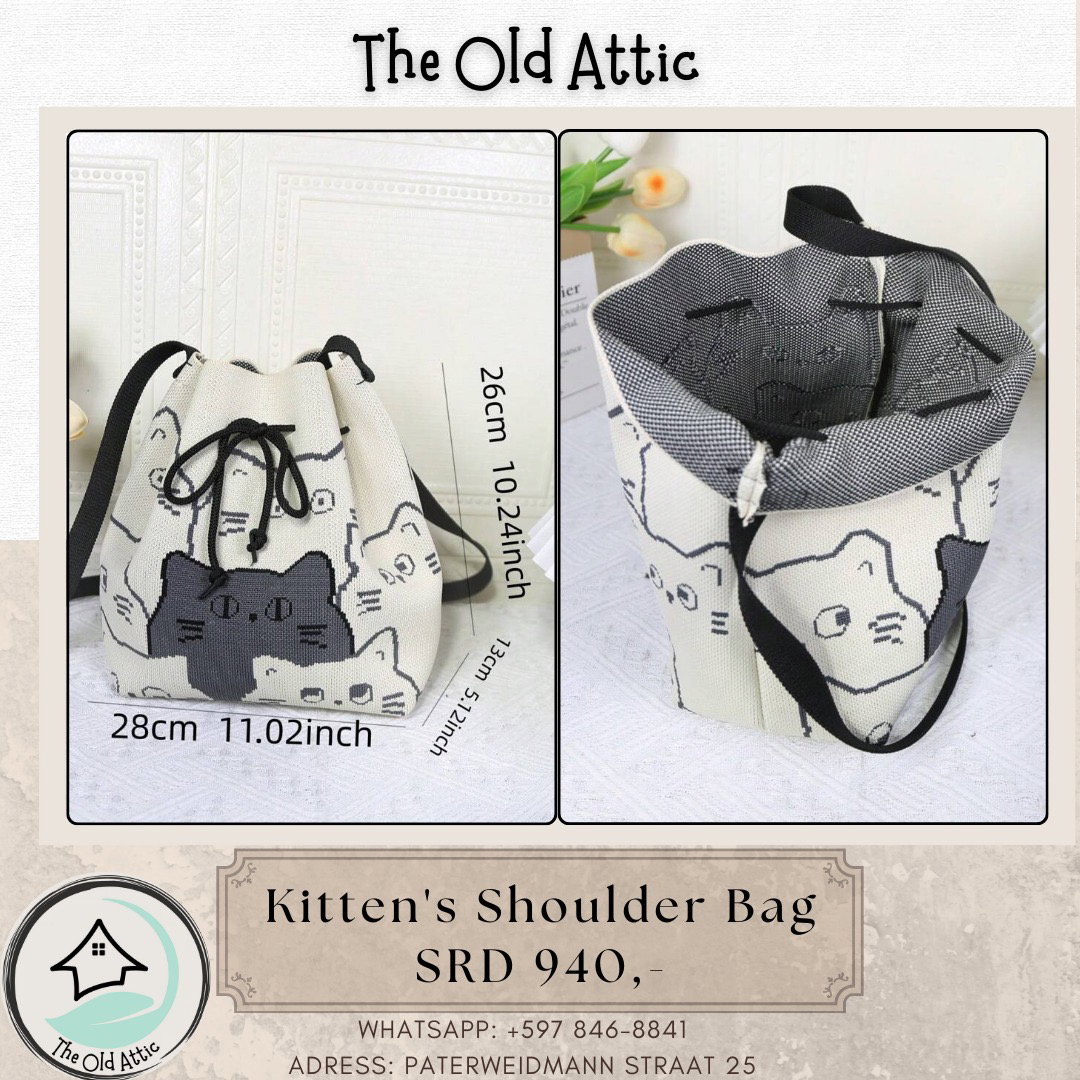 Kittens shoulder bag 