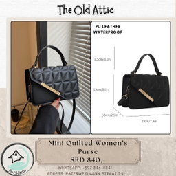 Mini quilted women’s purse 