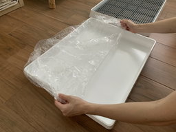 Pet toilet tray plastic sheet