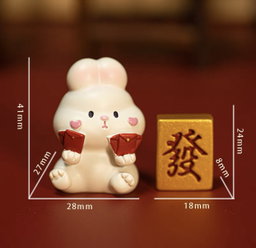 Bunny figurines 