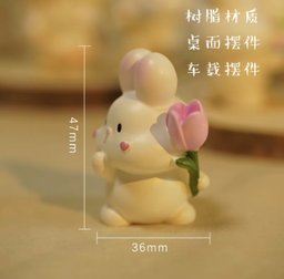 Bunny figurines 