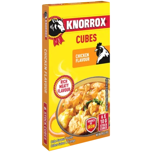 Knorrox Chicken Flavoured Stock Cubes 6 x 10g _0