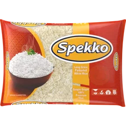 Spekko Long Grain Parboiled White Rice Bag 2kg