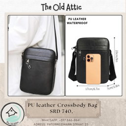 Pu leather crossbody bag 