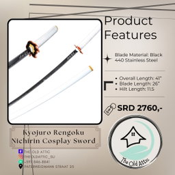 Kyojuro rengoku nichirin cosplay 