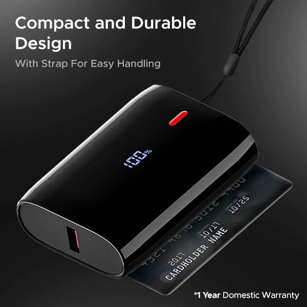 BoAt EnergyShroom PB300 Air 10000 mAh 22.5 W Pocket Size Power Bank (Carbon Black)_3