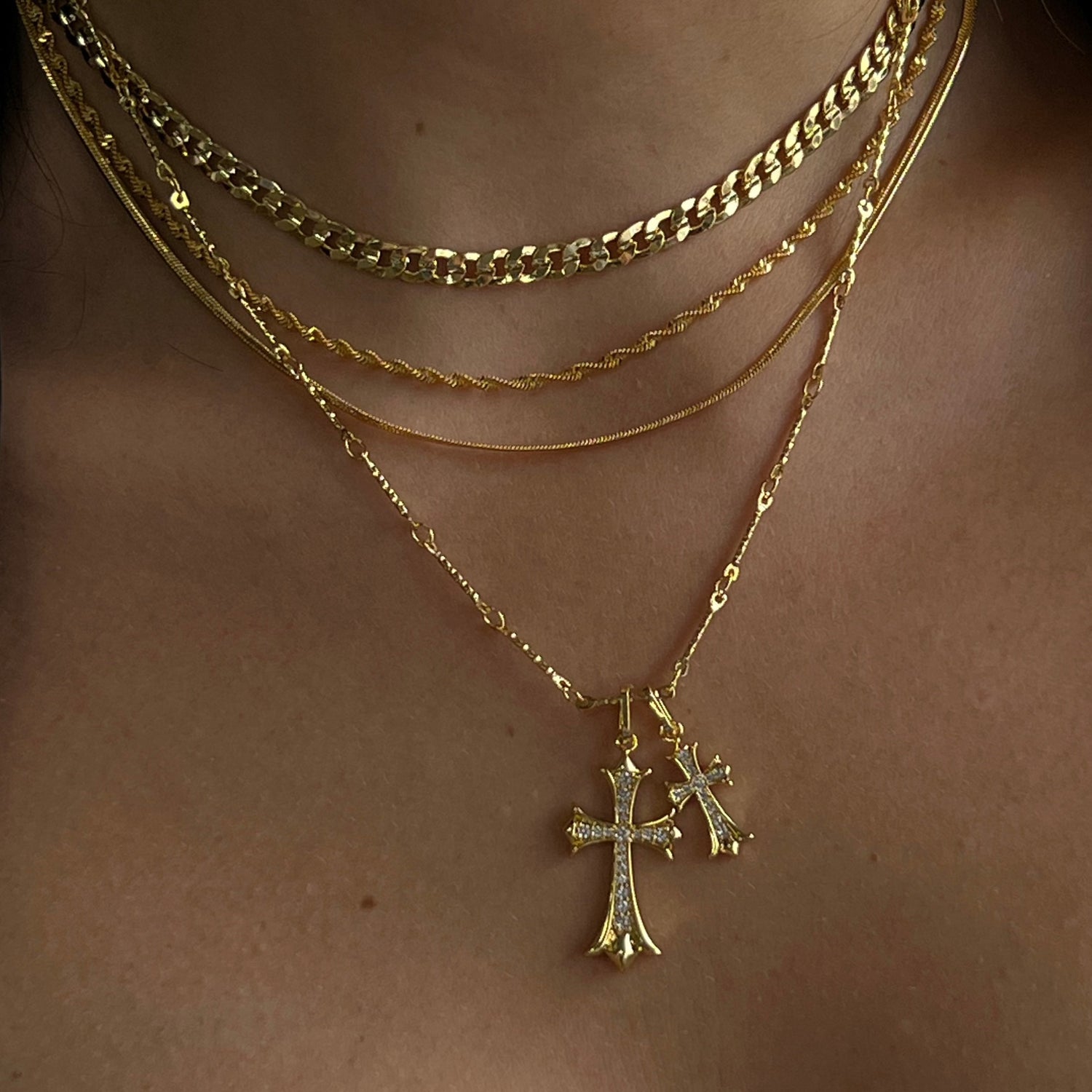 Double Cross Me Necklace_3