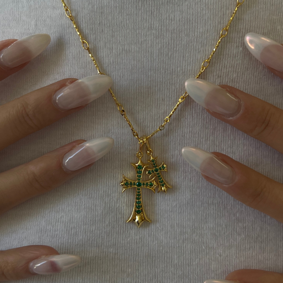 Double Cross Me Necklace_2