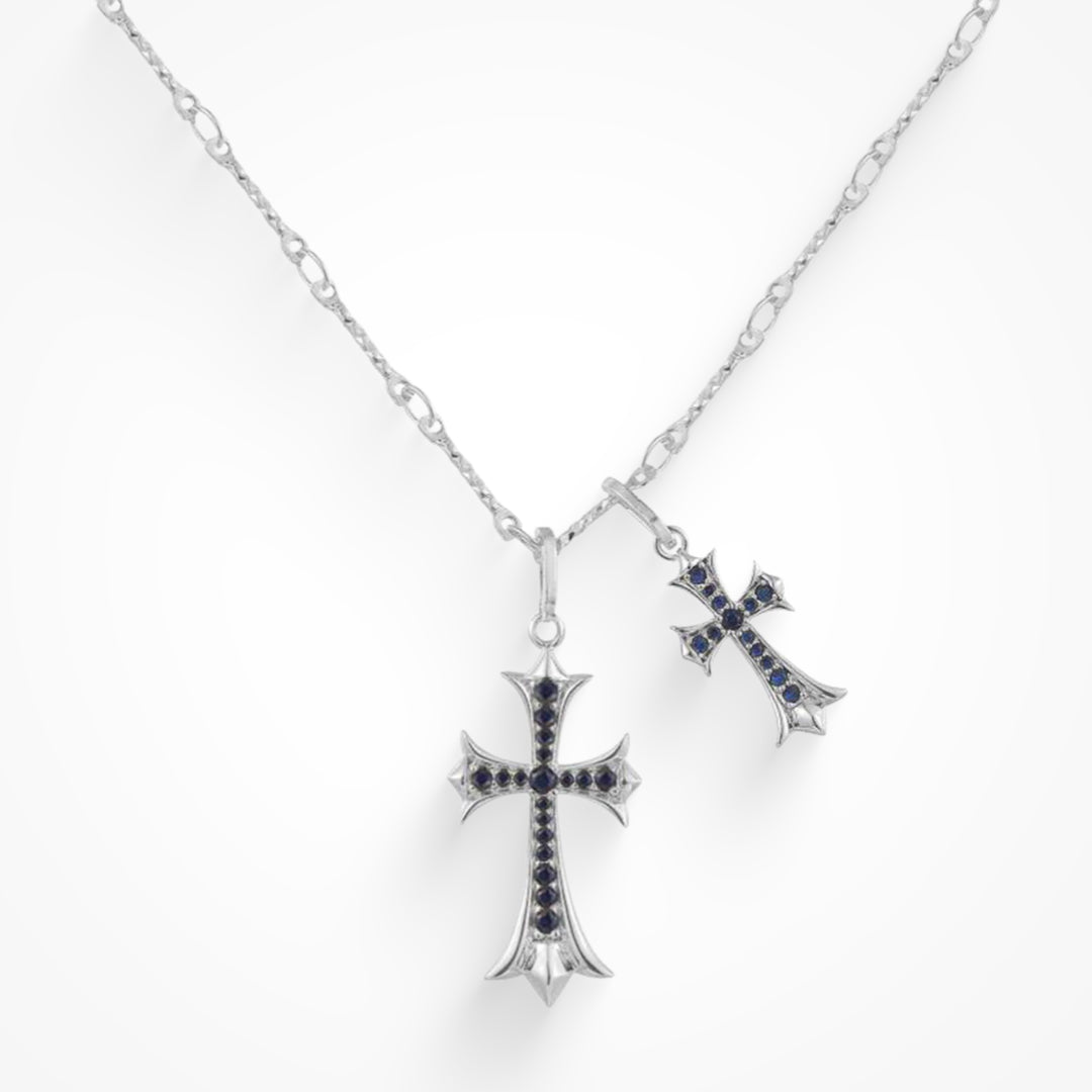 Double Cross Me Necklace_5