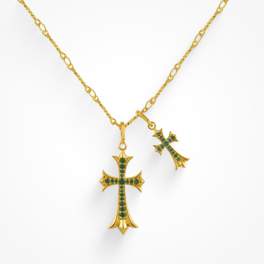 Double Cross Me Necklace_6