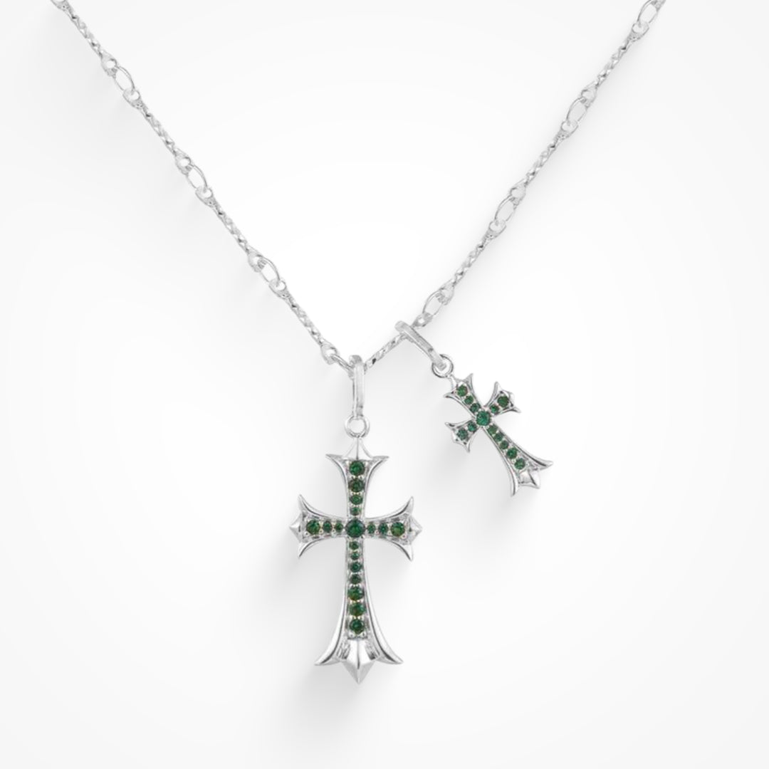 Double Cross Me Necklace_7