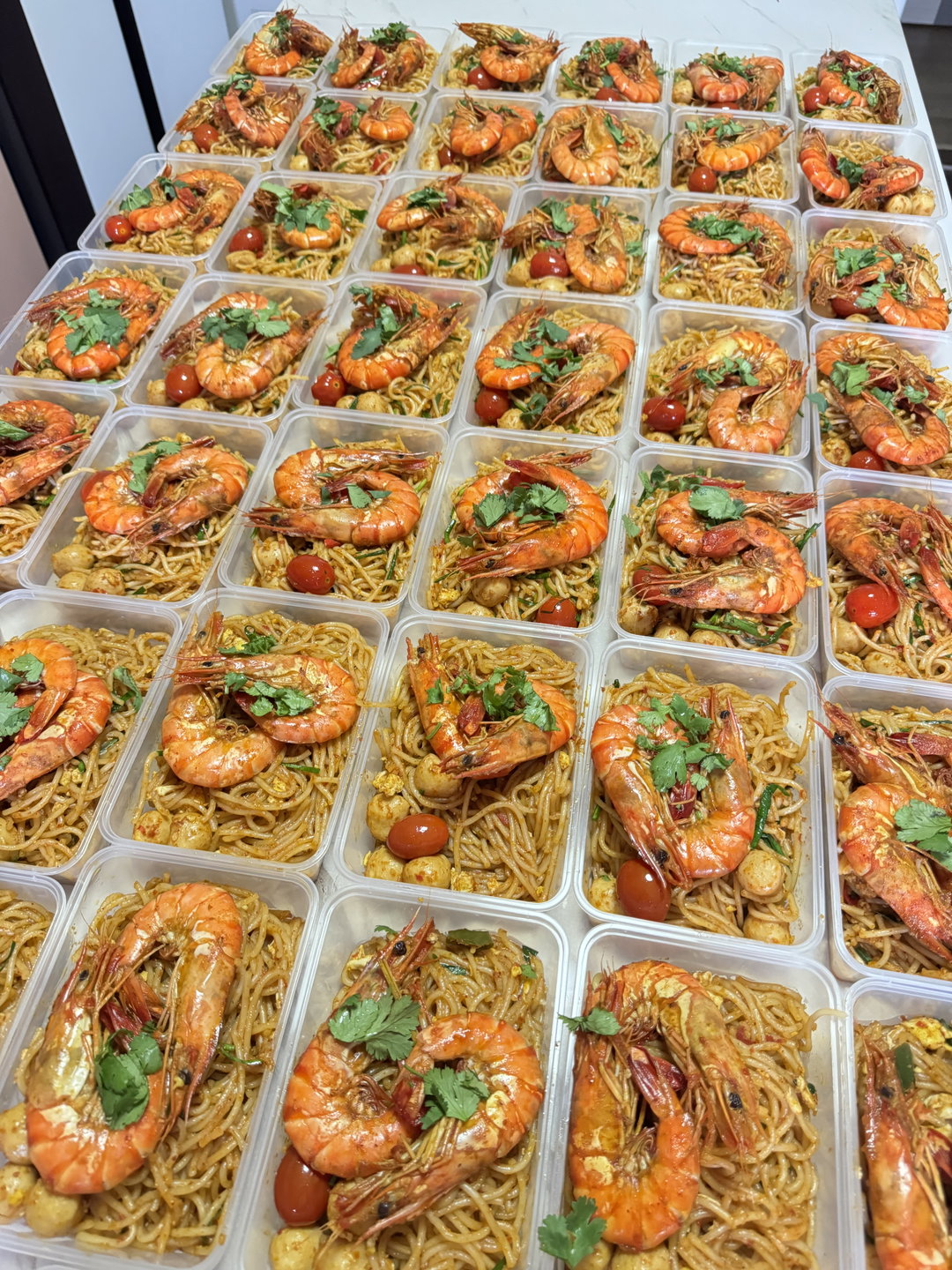 Fried Laksa Tom Yum Prawn  