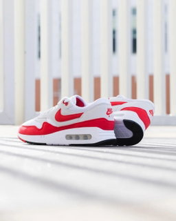 Nike Air Max 1 "White/University Red"