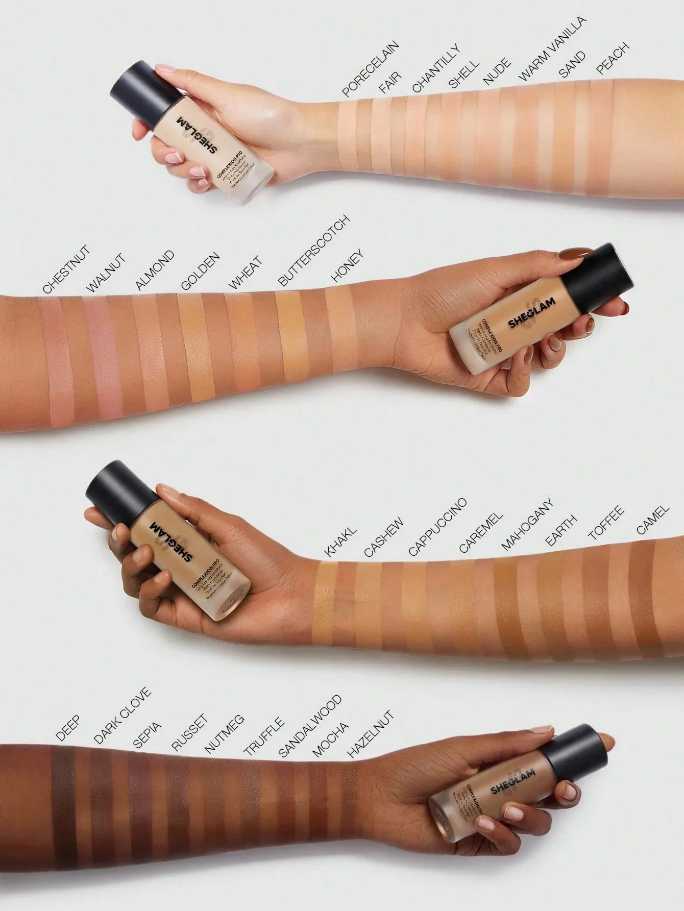 SHEGLAM Complexion Pro Long Lasting Breathable Matte Foundation Sample - Sand_4
