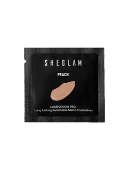 SHEGLAM Complexion Pro Long Lasting Breathable Matte Foundation Sample - Peach