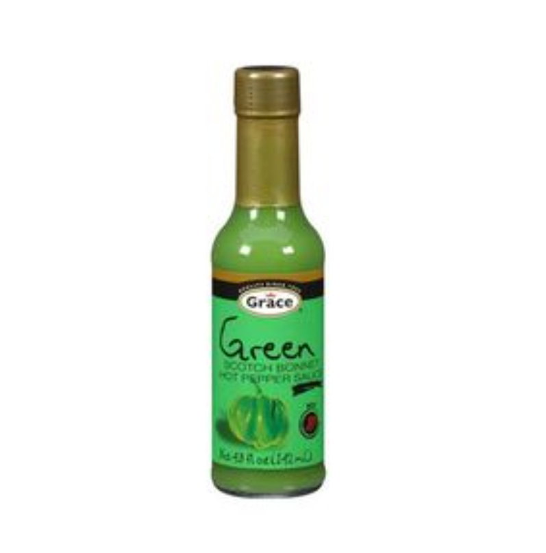 GRACE SCOTCH BONNET HOT PEPPER SAUCE (GREEN) 142ML_0