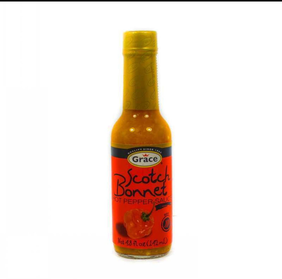 GRACE SCOTCH BONNET HOT PEPPER SAUCE (YELLOW) 142ML
