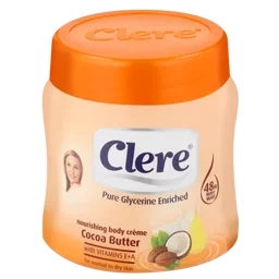 Clere Cocoa Butter Nourishing Body Cream Tub 300ml