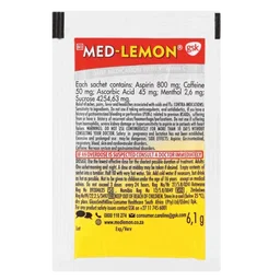 Med-Lemon Regular Flu Remedy 6.1g