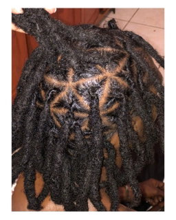 Départ de locks au crochet