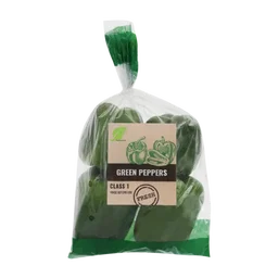 Fresh Green Peppers Bag