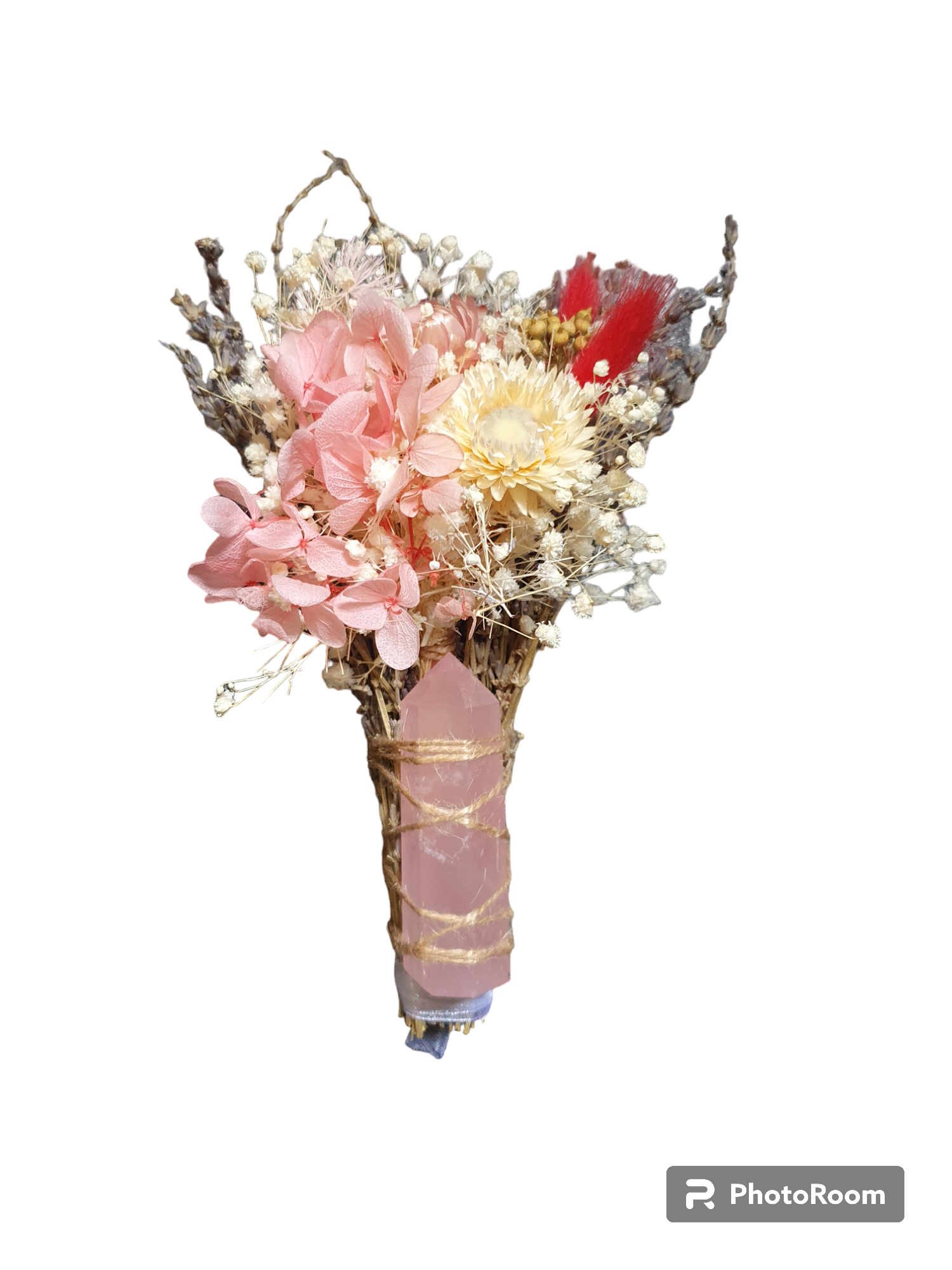 Flower Wand - Rose Quart_0