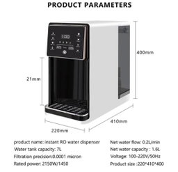 5-Stage Reverse Osmosis Water Filter System For Home and Office