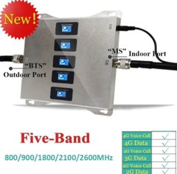 Universal Cellular Antenna Five Band Mobile Signal Booster GSM/2G/3G/4G