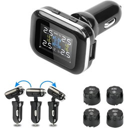 Wireless Car Tyre Pressure Monitoring System -Cigarette Lighter Installation