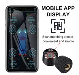 External Auto Tire Pressure Monitoring System Wireless