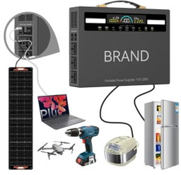 1000W Portable Power Station System With AC and DC