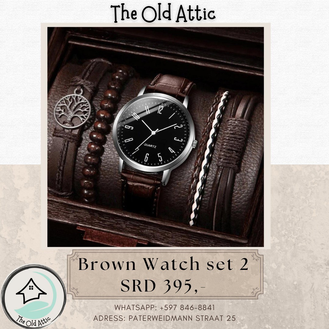 Brown Watch set tree of life 