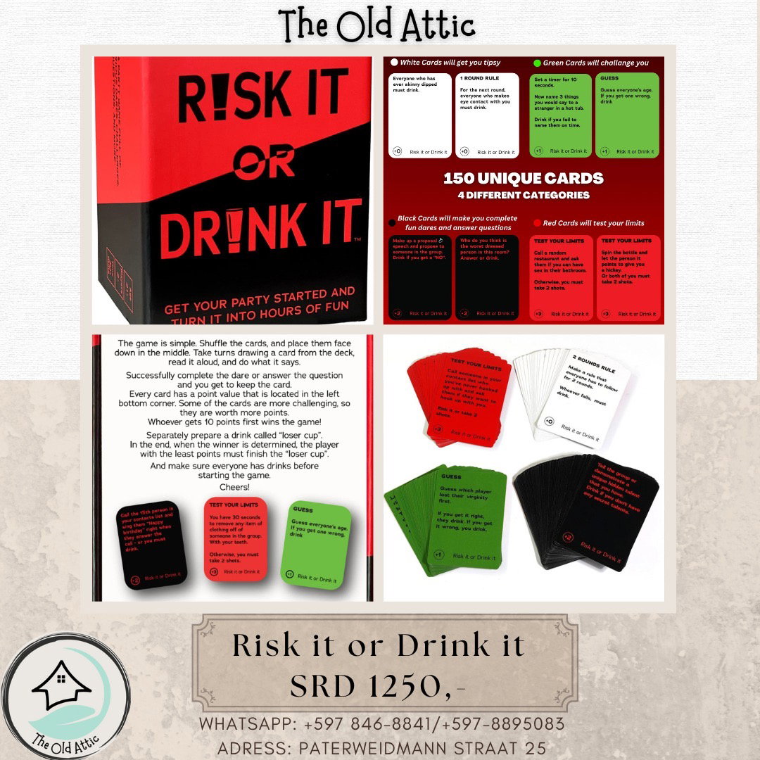 Risk it or drink it