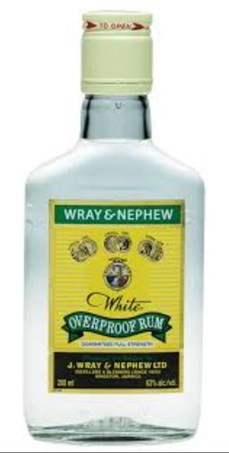 WRAY & NEPHEW WHITE OVERPROOF RUM 200ML (FLASK)